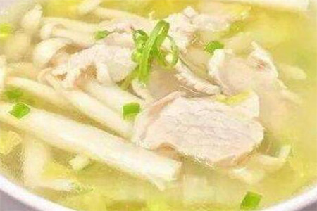 白玉菇瘦肉汤