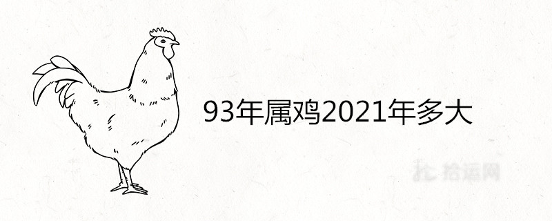 3年属鸡2021年多大
