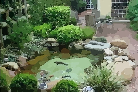院子鱼池位置风水 院子鱼池形状风水