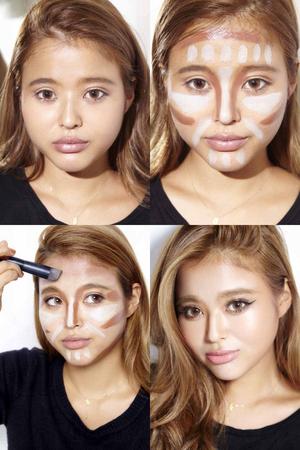 4个显脸小的化妆技巧 必学的整容级化妆术